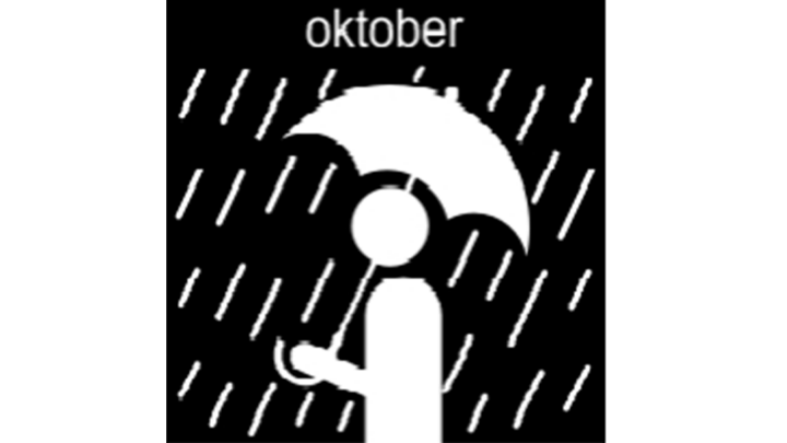 Pictogram: oktober