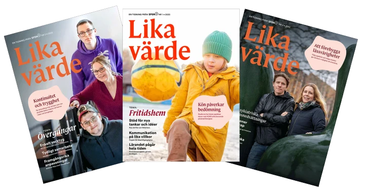 Tidningsomslag med rubriken Lika värde