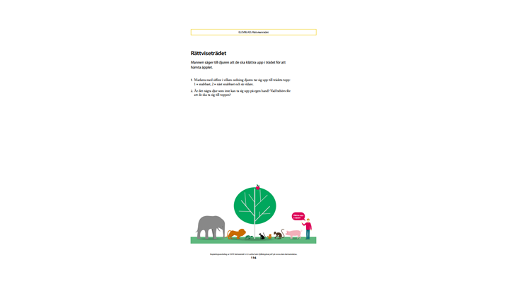 Elevblad: Rättviseträdet