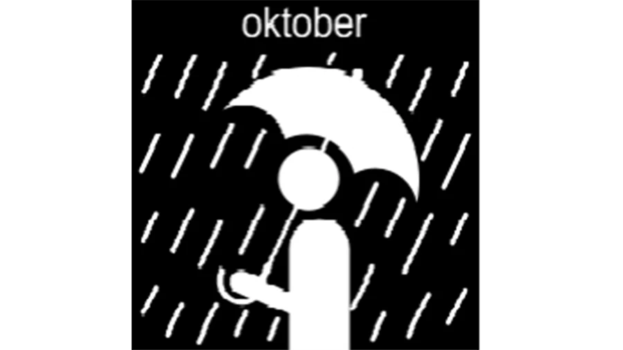 Pictogram: oktober