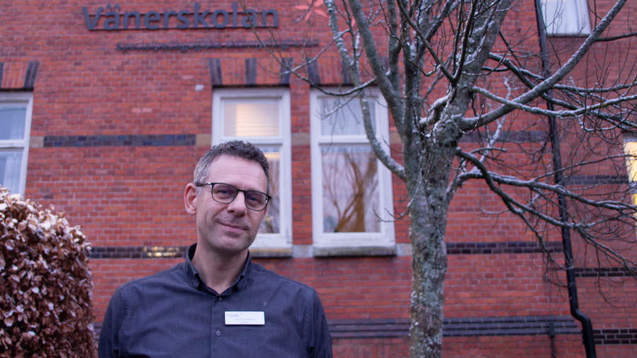Jonas Sandkvist, rektor på Vänerskolan.