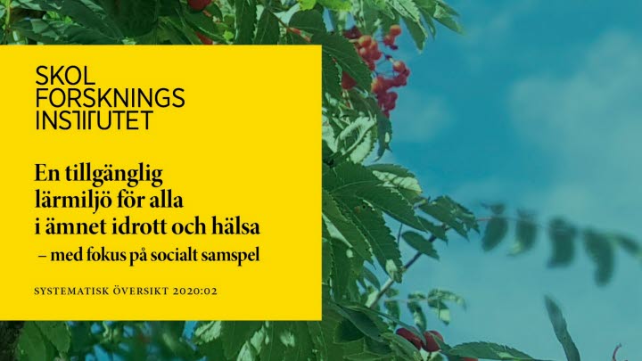 Bilden visar ett urklipp av omslaget till rapporten 
