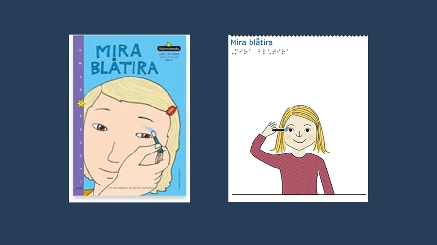 Bilder från läromedlet.