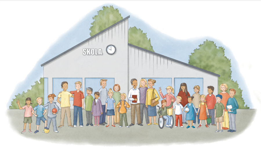 Att höja skolans elevhälsokompetens, illustration