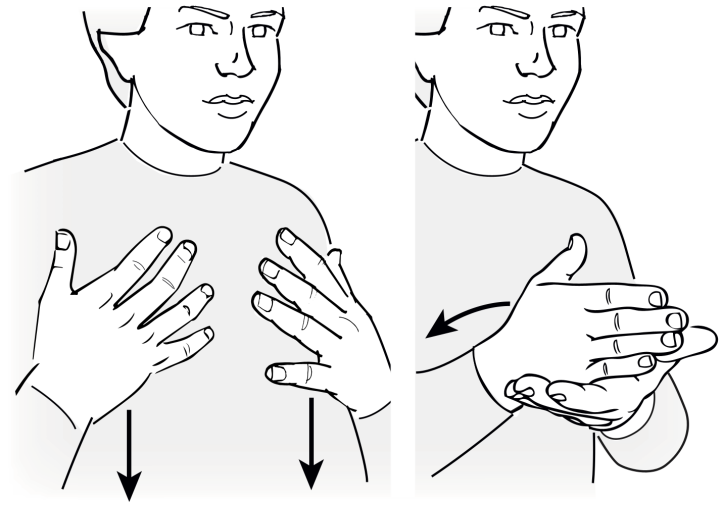 Bild på ritade tecken.