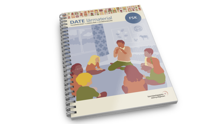 Bild på omslaget till Date lärmaterial för förskolan