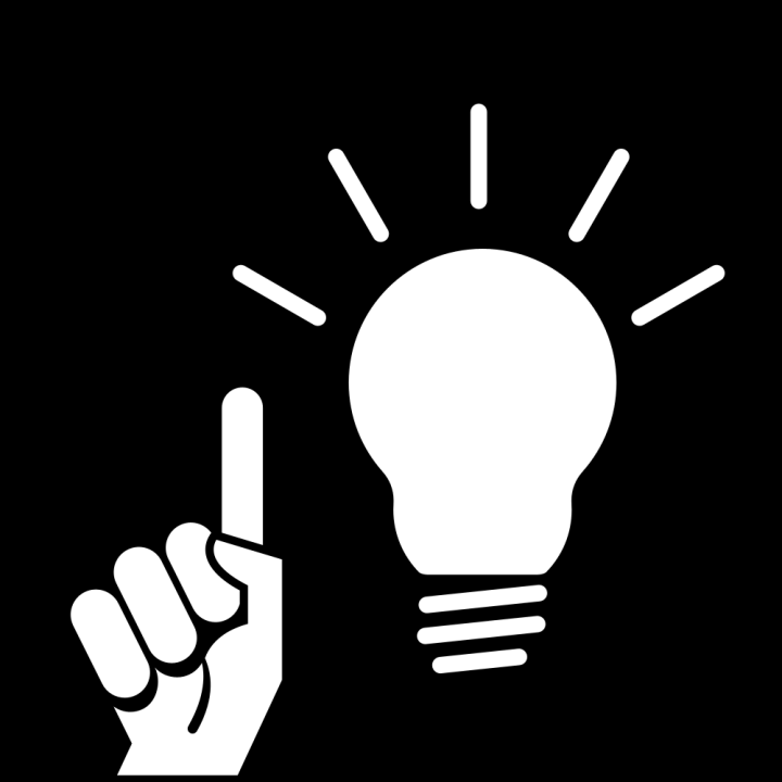 Pictogram av ordet idé