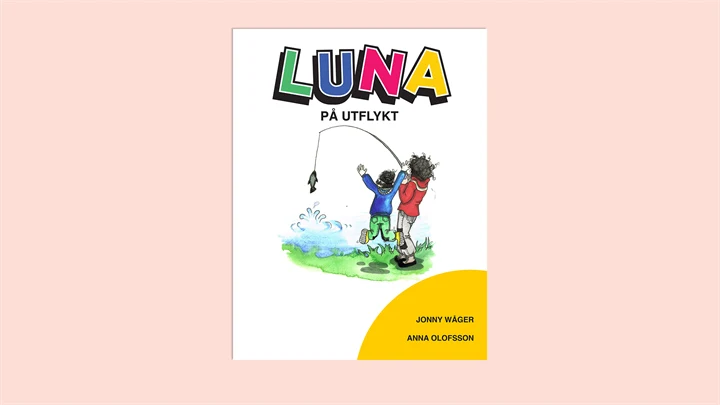 Omslaget på boken Luna på utflykt.