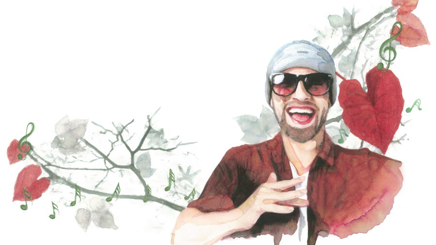 Illustration från Små sånger för stora hjärtan