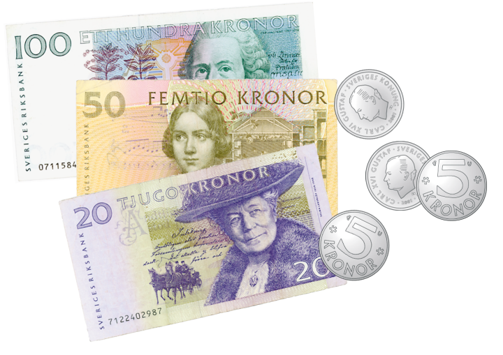 Pengar i sedlar och mynt