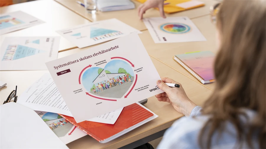 Kikar på informationsmaterial