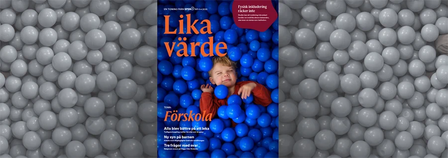 Omslaget till tidningen Lika värde nummer 4 2025