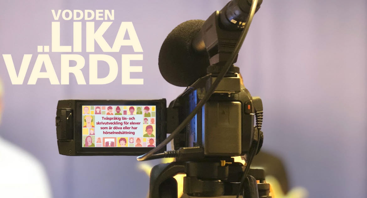 Vodd Vodd: Tvåspråkig läs- och skrivutveckling för elever som är döva eller ...